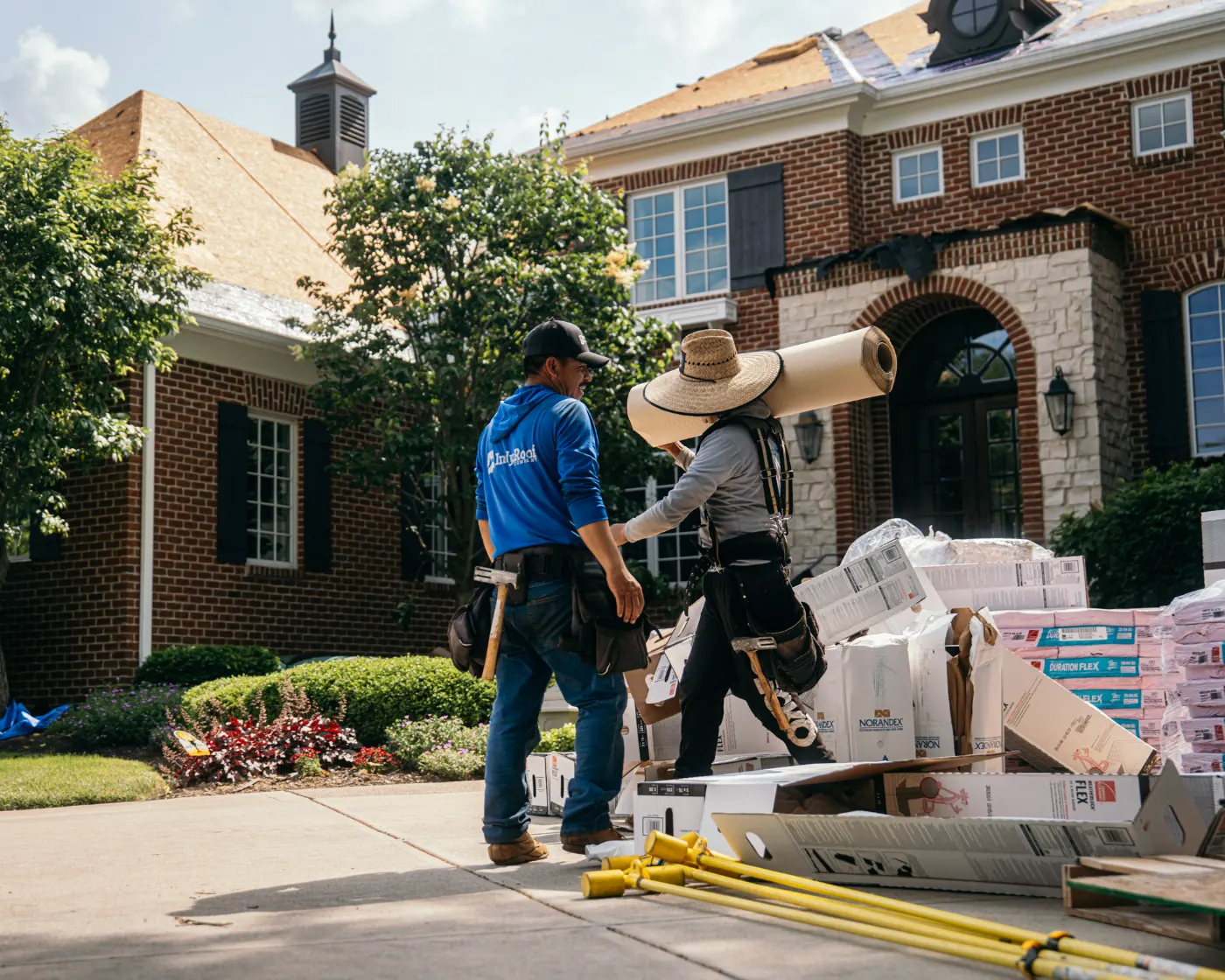 Commercial roof inspection documented in Spyglass Falls